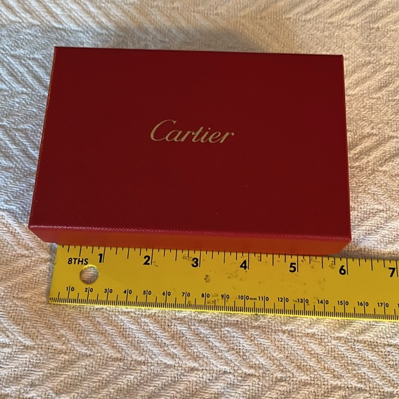 Cartier Signature Red Box with Black Cartier “Velvet” Pouch - Picture 4 of 9
